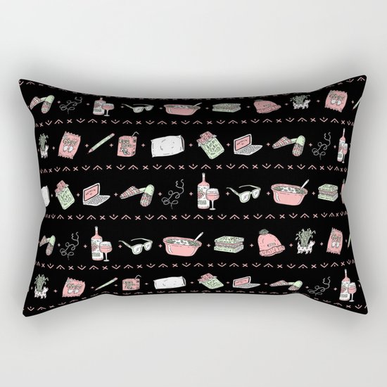 (Staying) Home for the Holidays Rectangular Pillow
