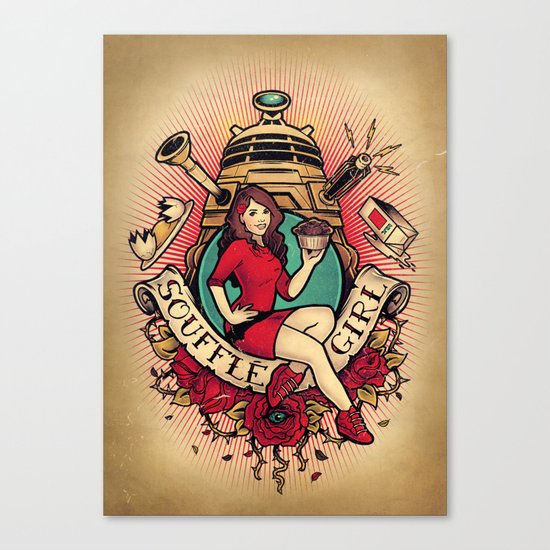 Soufflé Girl Canvas Print