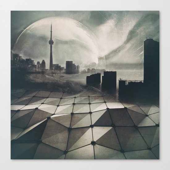 Outside the Bubble Canvas Print