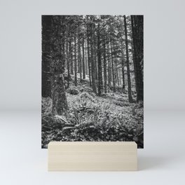 Black and White Forest Mini Art Print