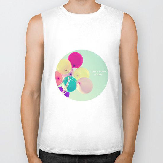 Don't worry, be happy Biker Tank