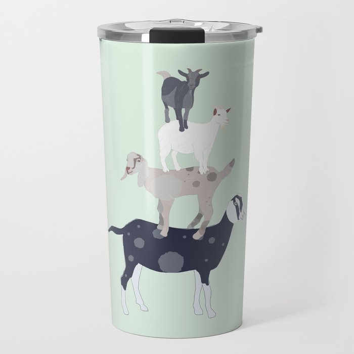 Goat Stack Travel Mug