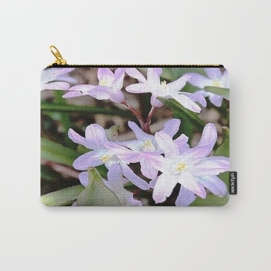 Delicate Beauty - Glory In The Snow - Pink Carry-All Pouch