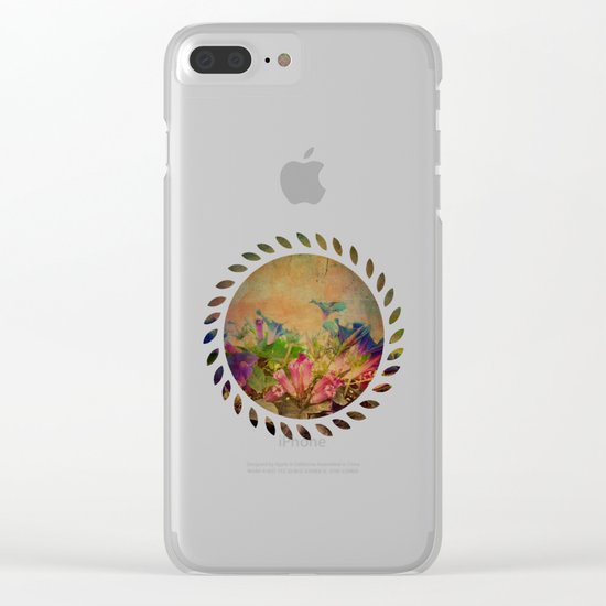 Flowers have music for those who will listen Clear iPhone Case