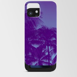 Palm Trees Tropical Beach Night  iPhone Card Case
