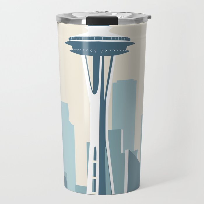 Seattle Cityscape Travel Mug