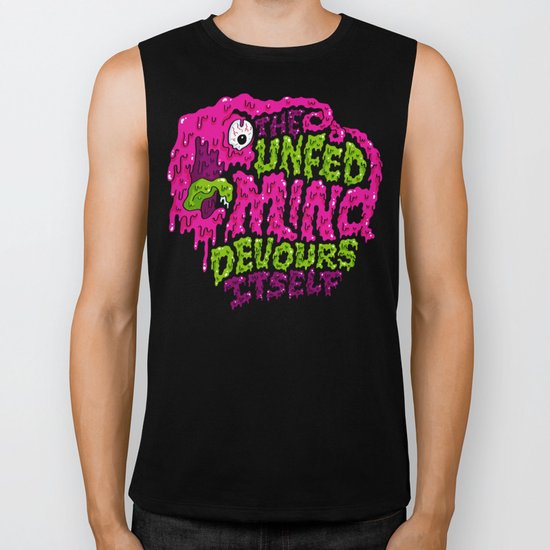 The unfed mind devours itself. Biker Tank