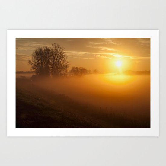 Morning's Glow Art Print