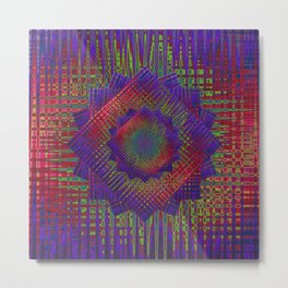 Starrs Metal Print | Wild, Colorful, Wildcolors, Digital, Psychedelic, Star, Metallic, Graphicdesign, Texture, Geometric 