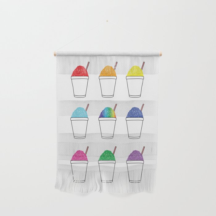 Sweet Snoballs Rainbow Colour Colorful Travel New Orleans Nola Louisiana Spring Summer Wall Hanging