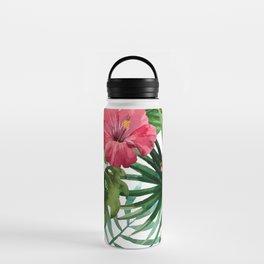 tropical hibiscus Water Bottle