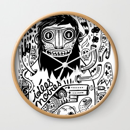 Idées noires Wall Clock