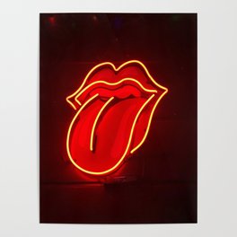 Neon Tongue Poster