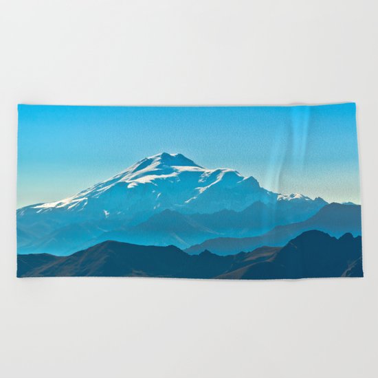 The top of Elbrus Beach Towel