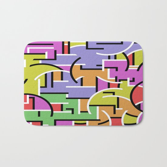 Segregation Of Colour Bath Mat