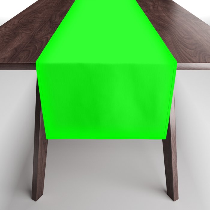 Neon Green Table Runner