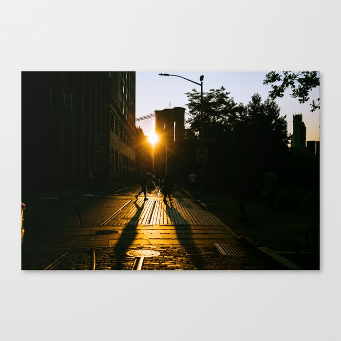 Shadowplay in the Golden Hour Canvas Print