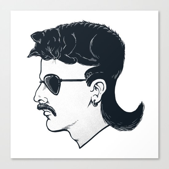The Mullet Canvas Print