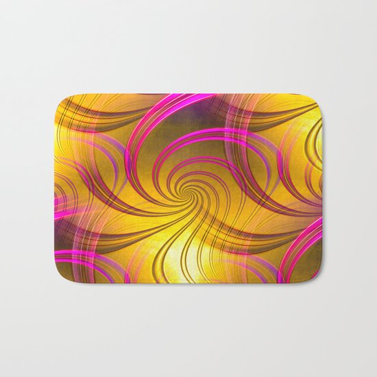 Pathways (yellow) Bath Mat