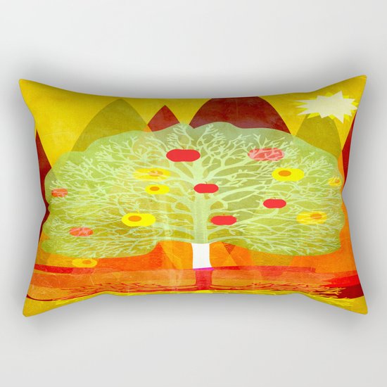 Summer Tree Rectangular Pillow