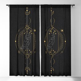 Tarot geometric #2: Owl Blackout Curtain