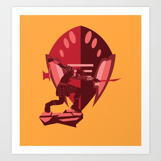 Armour Art Print