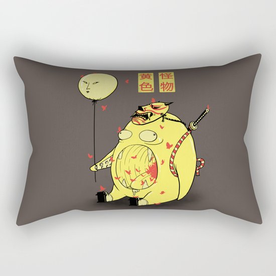 My Yellow Monster Rectangular Pillow