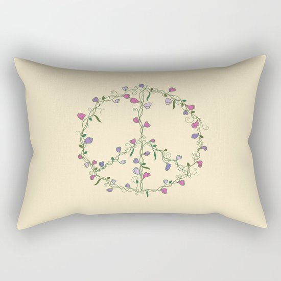 Sweet Peace Rectangular Pillow