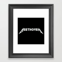 Beethoven Metal Framed Art Print