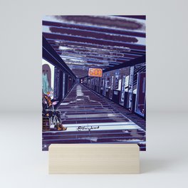 witch -hunting -trapping trolls in the subway Mini Art Print