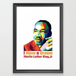 Martin Luther King Framed Art Print