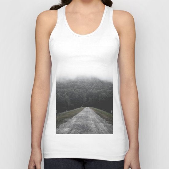 Foggy Road Unisex Tank Top