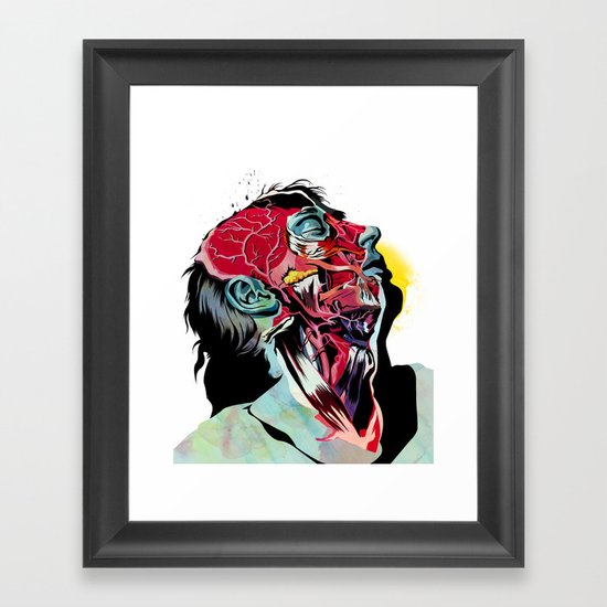 Anatomy Quain Framed Art Print