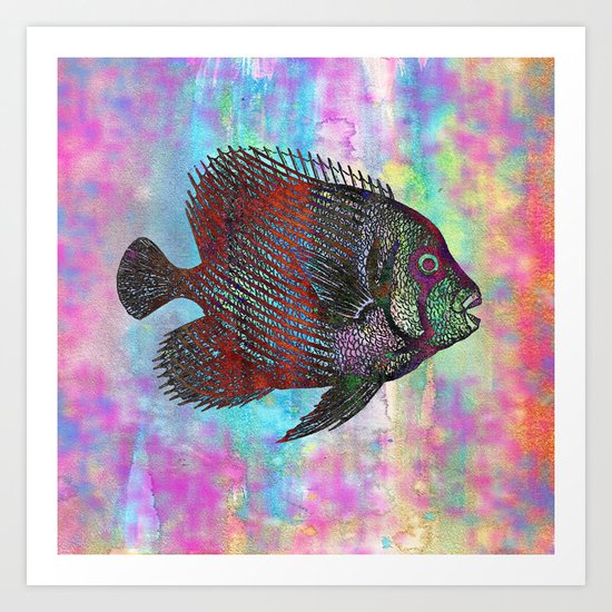 Fish Q Art Print