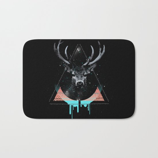 The Blue Deer Bath Mat