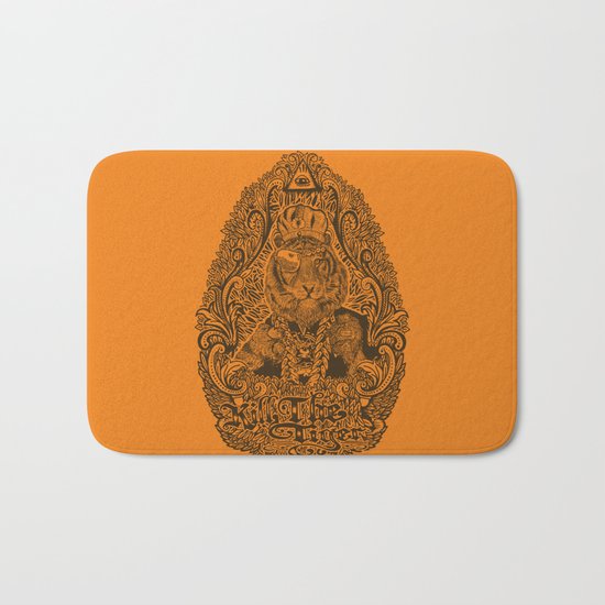 kill the tiger Bath Mat