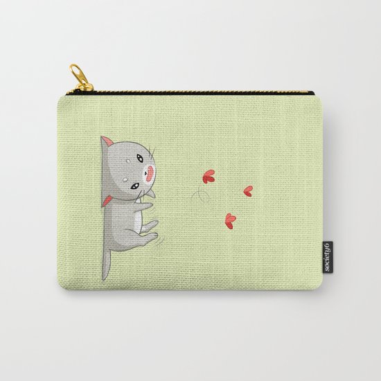 Playing Kitten Carry-All Pouch
