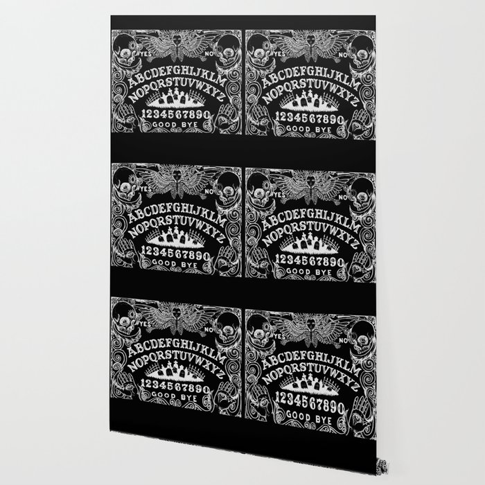 Ouija Board Black Wallpaper By Shayneofthedead Society6