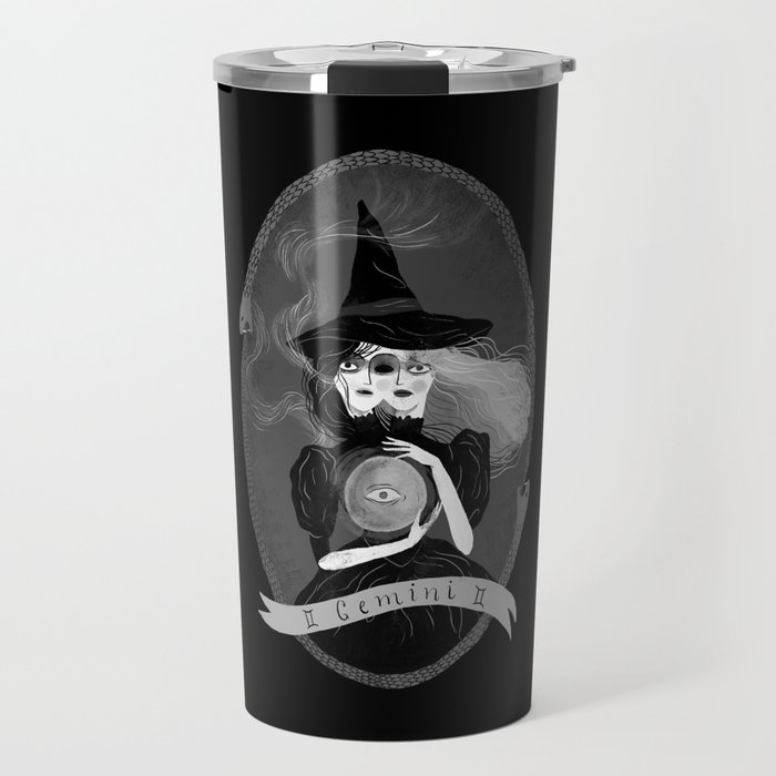 Gemini Witchy Zodiac Travel Mug