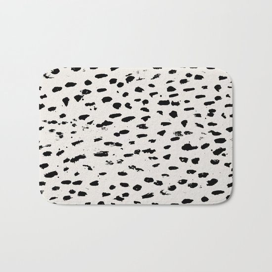 Modern Polka Dots Bath Mat