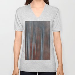 Abstract Forest Photography Unisex V-Neck