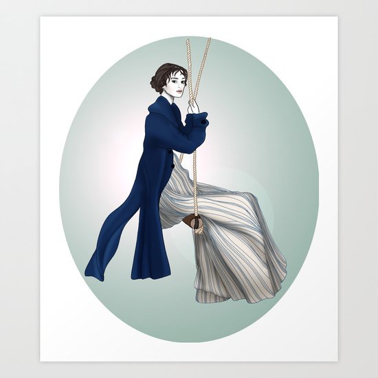 Fashion Illustration - Pride & Prejudice Art Print