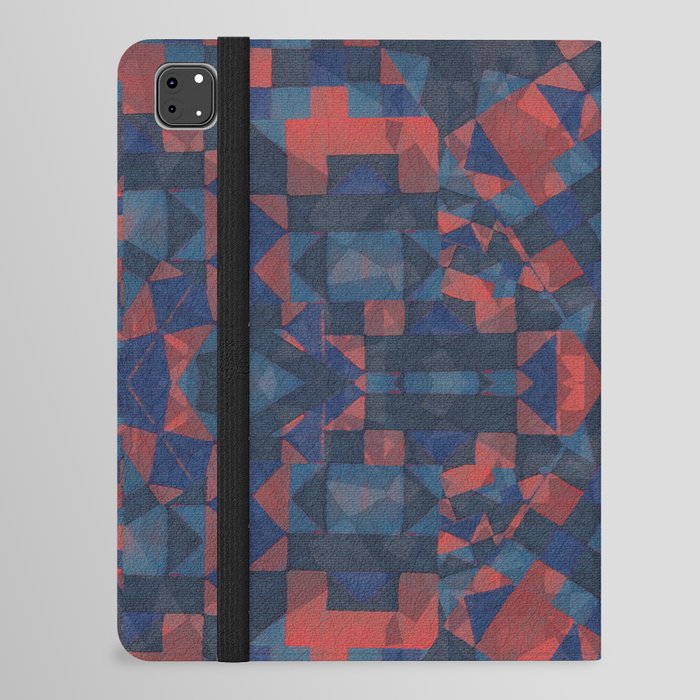 Blue Tile iPad Folio Case
