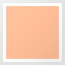 COLOR OF THE YEAR 2024. PEACH FUZZ Art Print