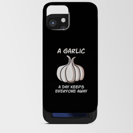 A Garlic A Day Garlic Vegetable Cook iPhone Card Case