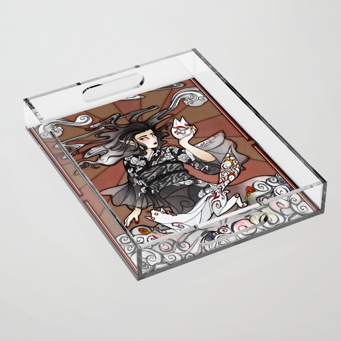 Kitsune Acrylic Tray