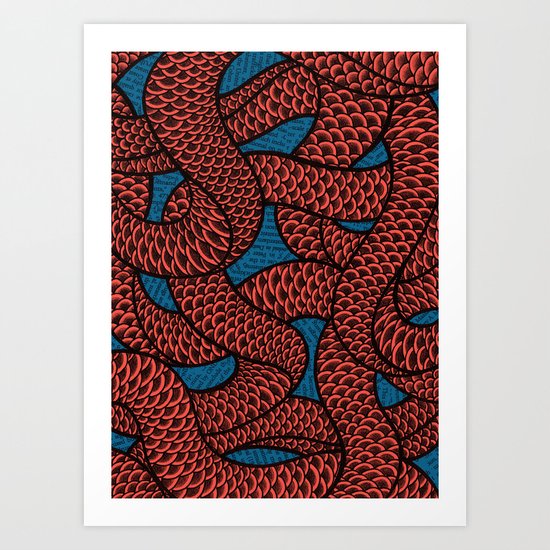 Coils Art Print