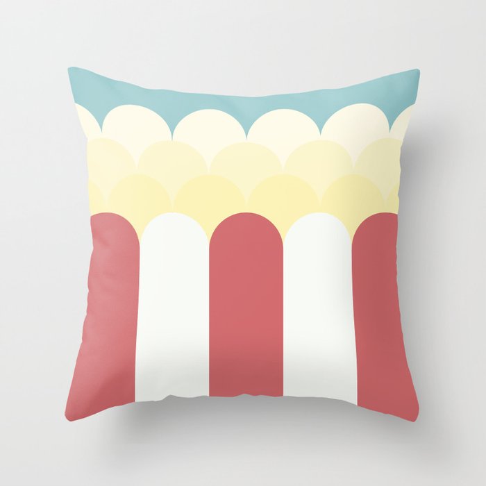 Popcorn Time Throw Pillow