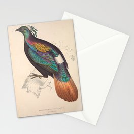 Himalayan monal by Elizabeth Gould from "A Century of Birds from the Himalaya Mountains," 1831 Stationery Card