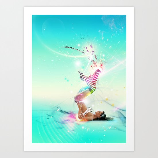 Burst Art Print